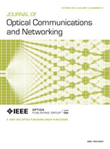 IEEE Optica Publishing Group Journal of Optical Communications Networking 1 1