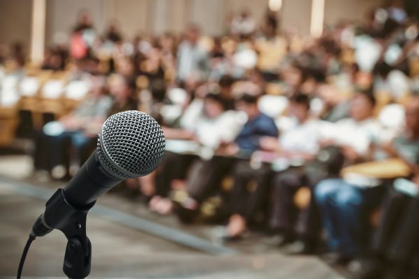 Microphone and Audience